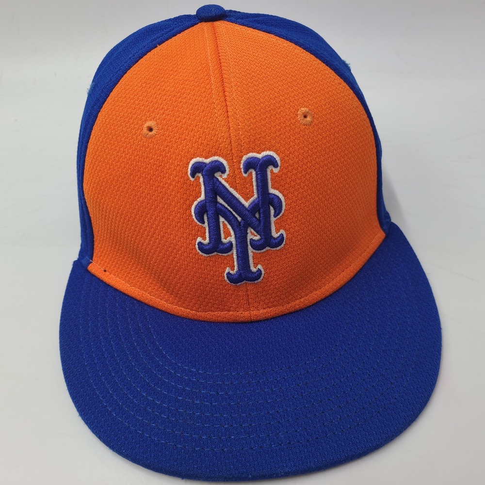 New York Mets‎ Hat Adjustable OC Sports Orange Blue MLB Baseball Polyester Men